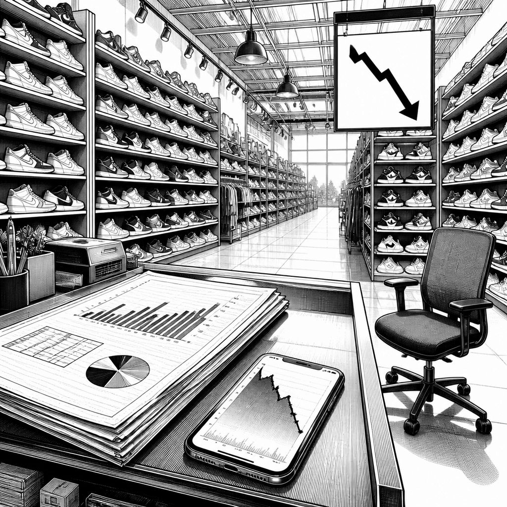 Nike verschärft Sparprogramm: Umsatz sinkt, Gewinn bleibt unter Druck Nike verschärft Sparprogramm: Umsatz sinkt, Gewinn bleibt unter Druck