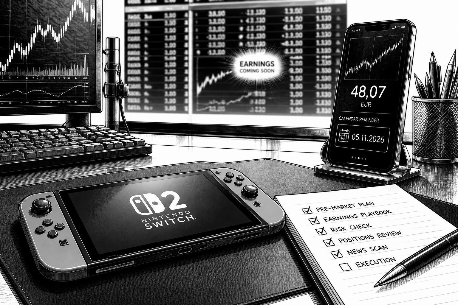 Nintendo-Aktie vor Halbjahreszahlen: Kurs bei 48,07 Euro Nintendo-Aktie vor Halbjahreszahlen: Kurs bei 48,07 Euro