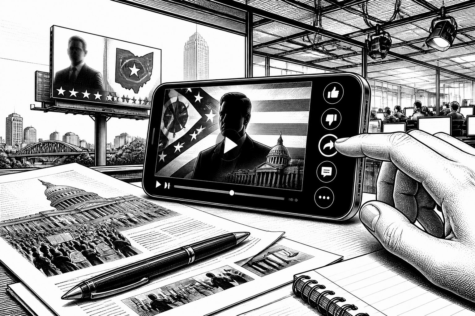 Trump verteidigt Ohio-Werbespot – Debatte um Medienethik eskaliert Trump verteidigt Ohio-Werbespot – Debatte um Medienethik eskaliert