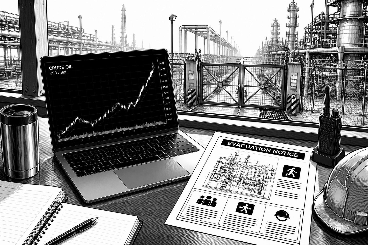 Evakuierung bei Saudi Aramco: Öl-Futures ziehen wegen Evakuierungsbefehl an Evakuierung bei Saudi Aramco: Öl-Futures ziehen wegen Evakuierungsbefehl an