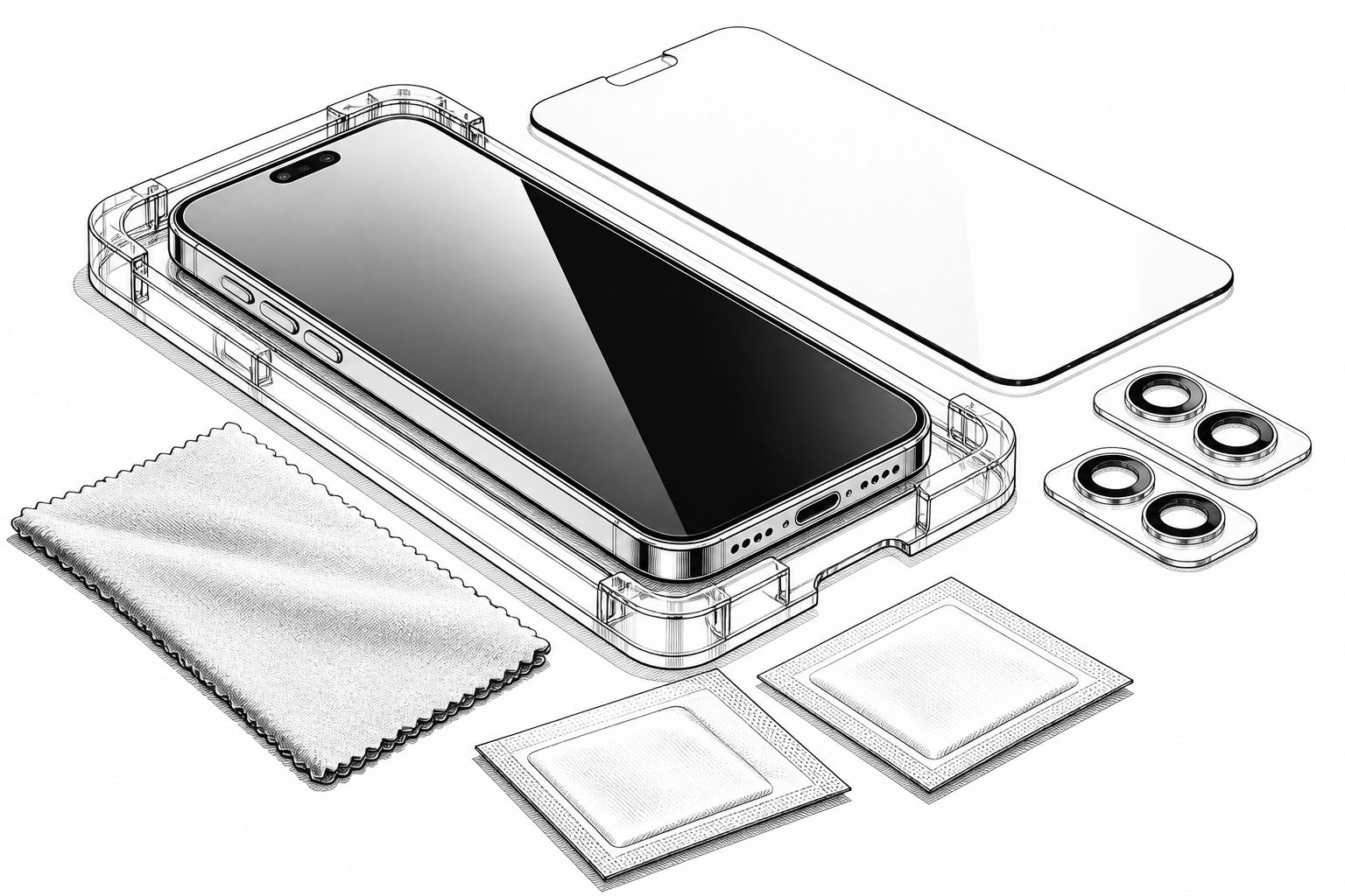 amFilm OneTouch: 2+2 Displayschutz für Galaxy S26+ mit 9H-Glas amFilm OneTouch: 2+2 Displayschutz für Galaxy S26+ mit 9H-Glas