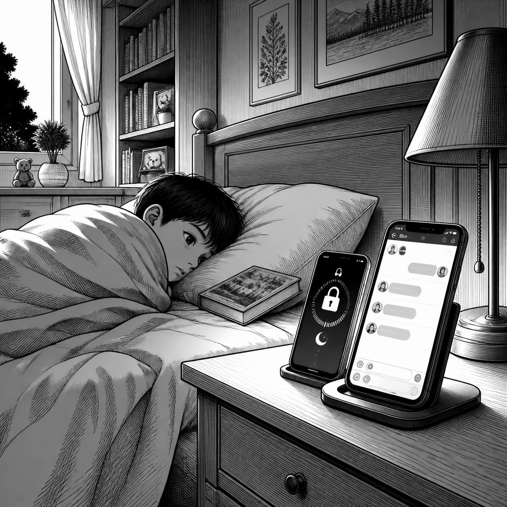 Wenn der Fernseher aus ist, läuft das Smartphone: So schützen Eltern ihre Kinder nachts Wenn der Fernseher aus ist, läuft das Smartphone: So schützen Eltern ihre Kinder nachts