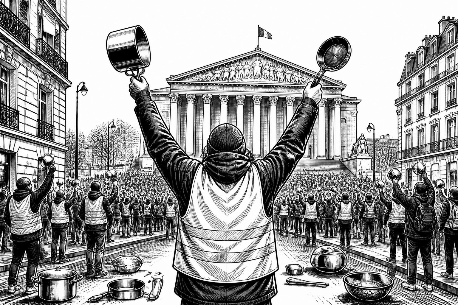 Casserolade in Paris: Gelbwesten planen Protest mit Töpfen und Pfannen Casserolade in Paris: Gelbwesten planen Protest mit Töpfen und Pfannen
