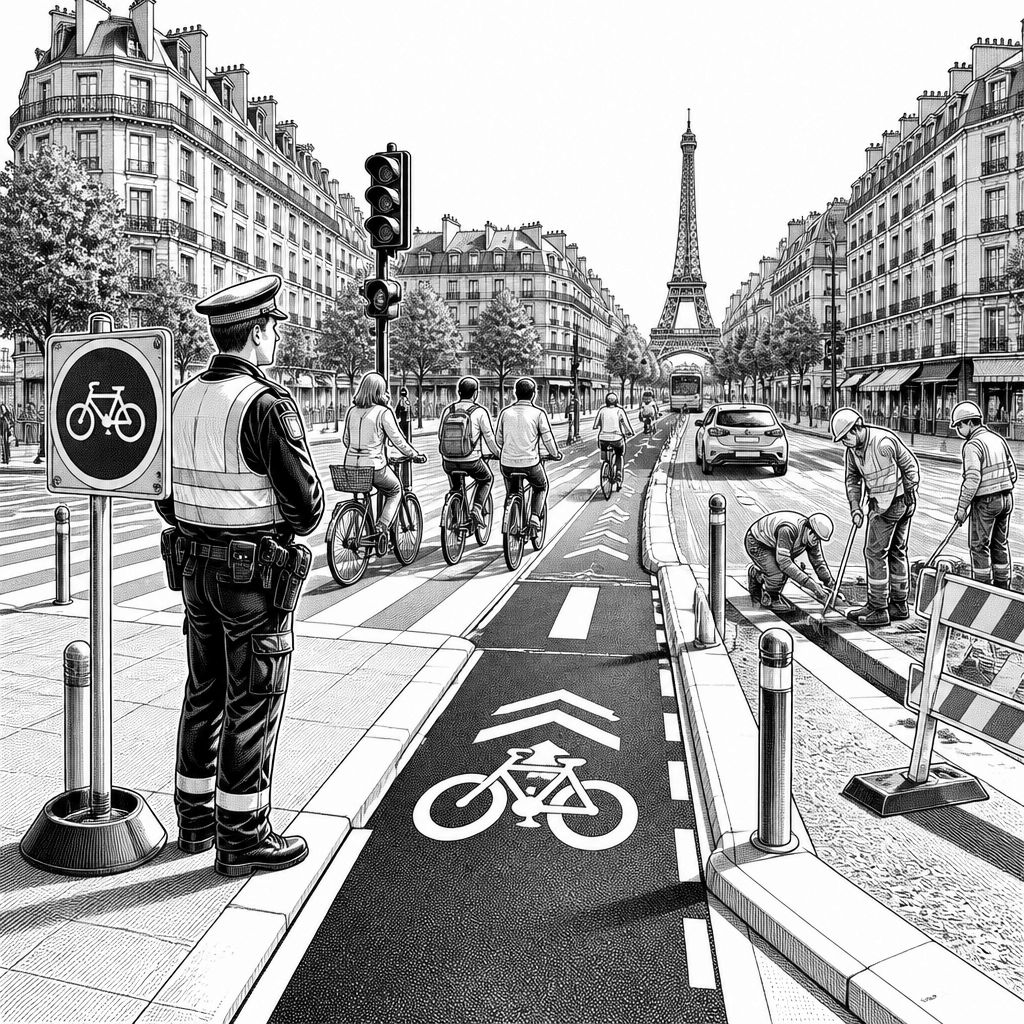Paris investiert 200 Millionen Euro: Mehr Radwege bis 2032 Paris investiert 200 Millionen Euro: Mehr Radwege bis 2032
