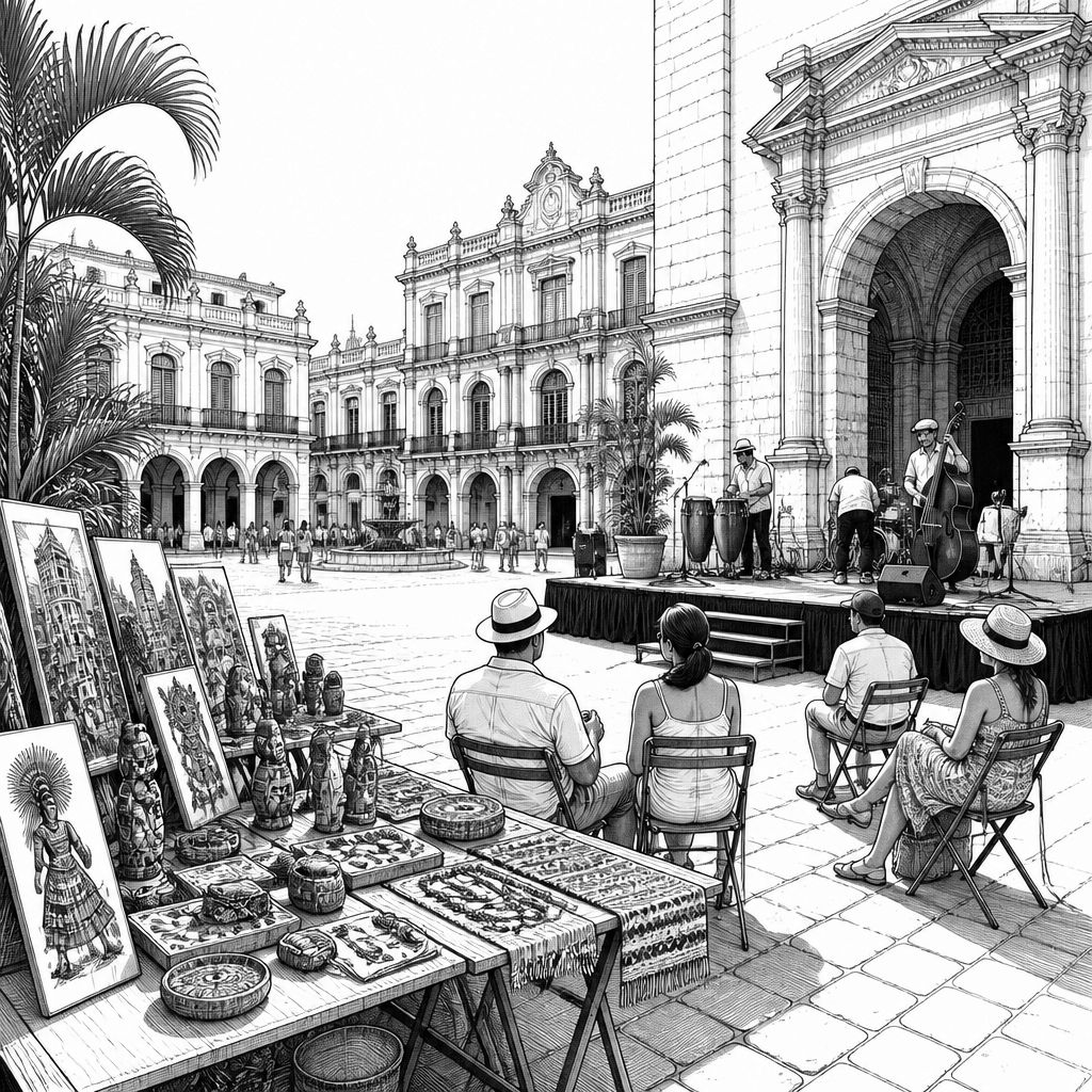 Plaza Viva in Havanna: Kulturwoche für Ältere auf der Plaza Vieja Plaza Viva in Havanna: Kulturwoche für Ältere auf der Plaza Vieja
