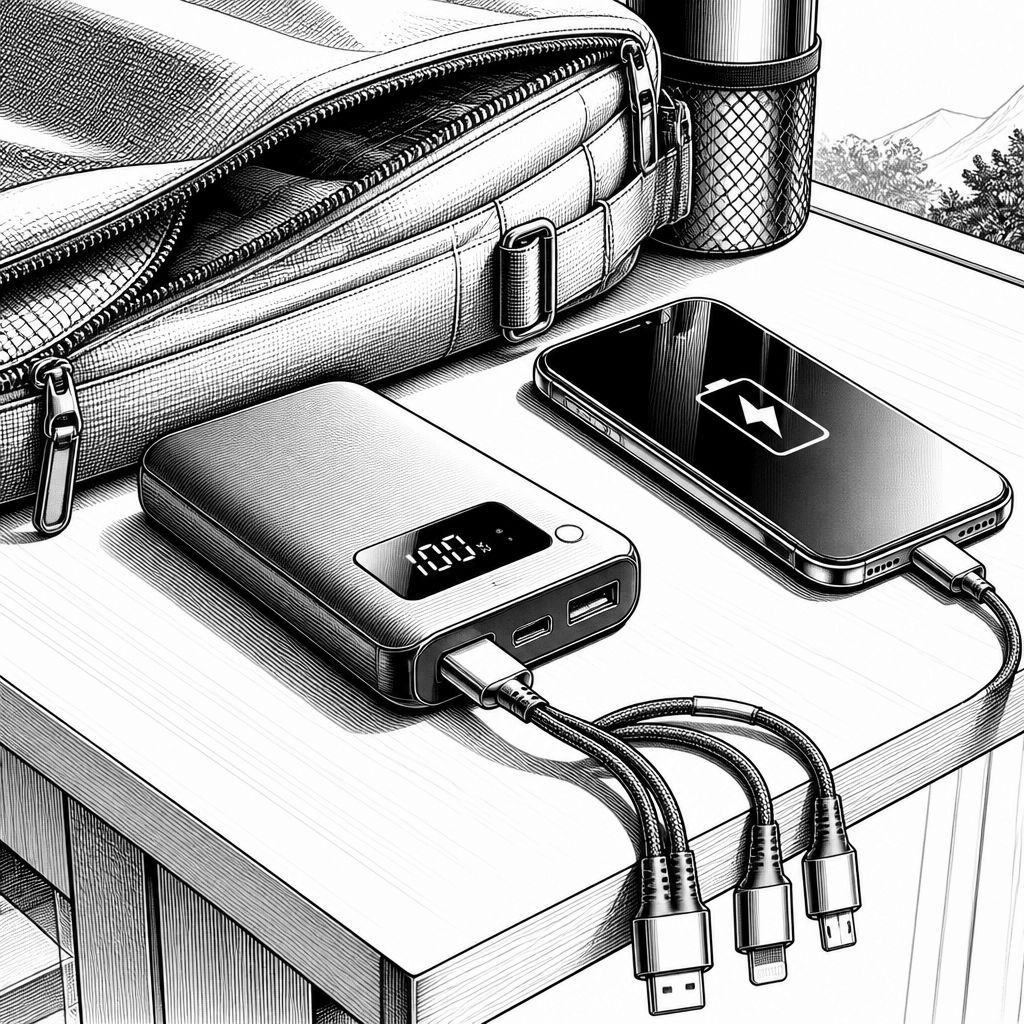 Powerbank mit 27.000 mAh und 3-in-1-Kabel für 21,84 Euro im Angebot Powerbank mit 27.000 mAh und 3-in-1-Kabel für 21,84 Euro im Angebot
