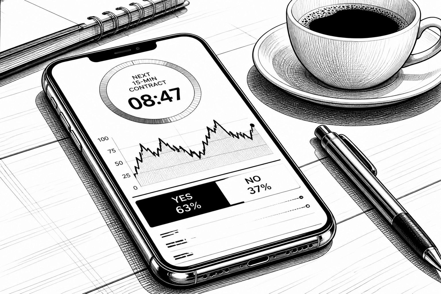 Fünfzehn-Minuten-Wetten beleben den Krypto-Handel trotz Bitcoin-Ruhe Fünfzehn-Minuten-Wetten beleben den Krypto-Handel trotz Bitcoin-Ruhe