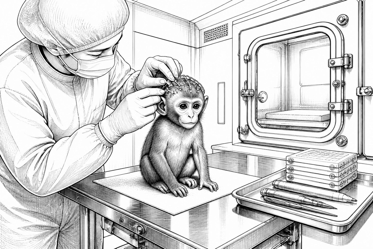 PETA legt Video zu Domoinsäure-Tests an Neugeborenen-Makaken offen PETA legt Video zu Domoinsäure-Tests an Neugeborenen-Makaken offen