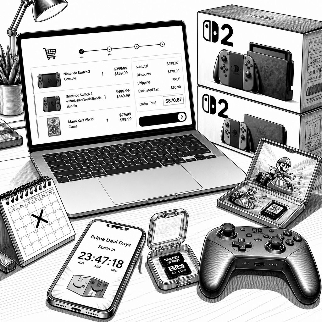 Amazon Prime Deal Days 2026: Switch-Deals, Controller und Speicherkarten im Blick Amazon Prime Deal Days 2026: Switch-Deals, Controller und Speicherkarten im Blick