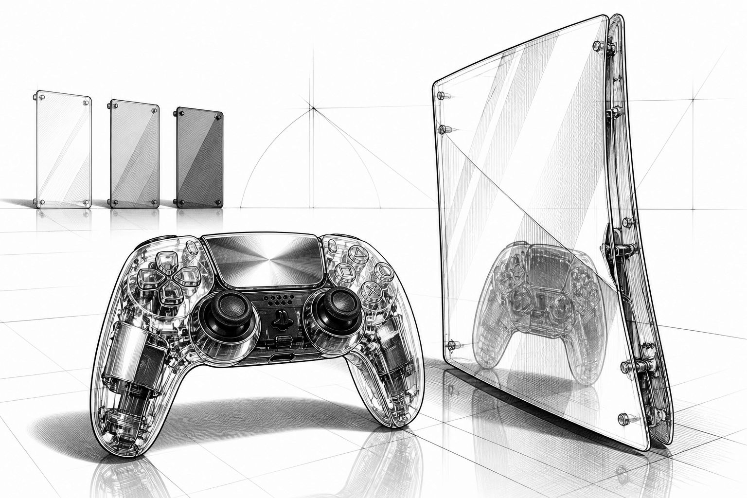 Prism Collection: Transparente DualSense-Controller und PS5-Cover ab Februar 2027 Prism Collection: Transparente DualSense-Controller und PS5-Cover ab Februar 2027