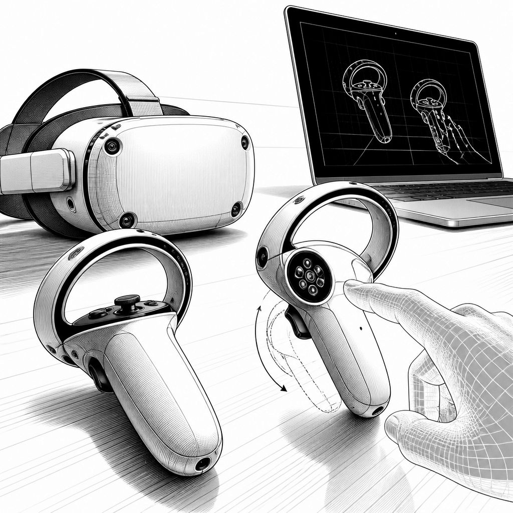 PS VR2 Sense Controller: Zwei Controller mit Haptik, Fingertracking PS VR2 Sense Controller: Zwei Controller mit Haptik, Fingertracking