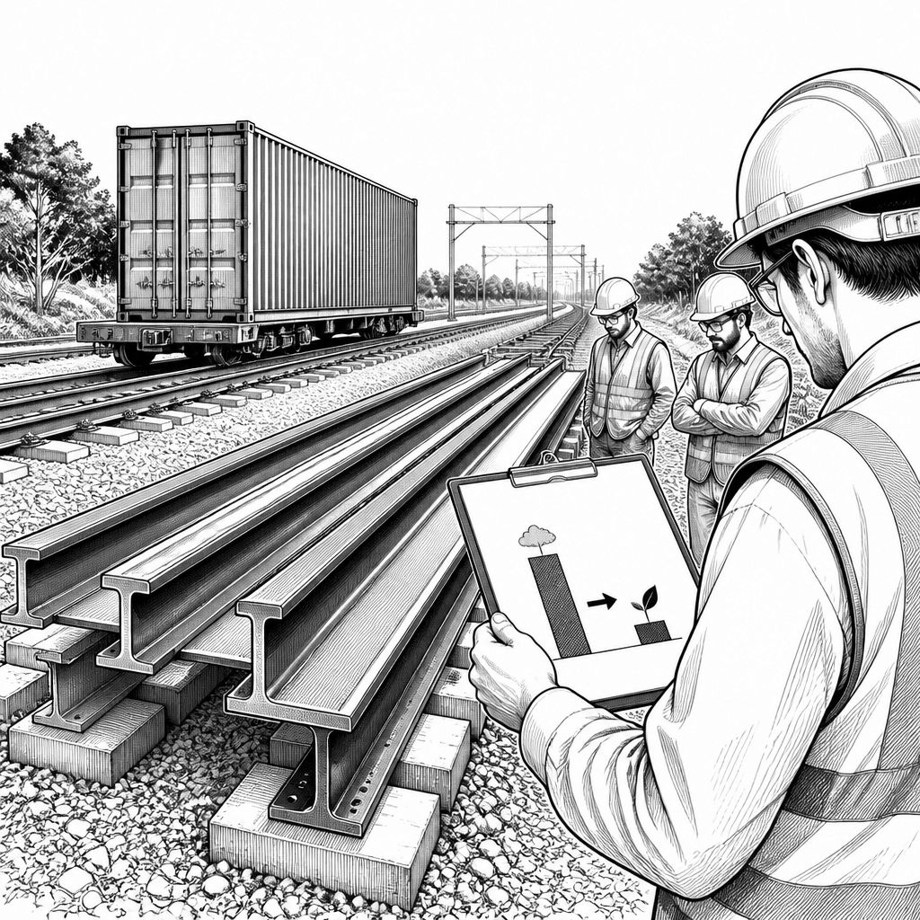 Recycelter Stahl im Schienenbau: CO2-Ausgleich zur Verbrenner-Politik Recycelter Stahl im Schienenbau: CO2-Ausgleich zur Verbrenner-Politik
