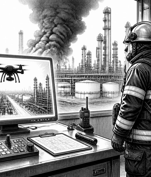 ai-refinery-drone-control-room