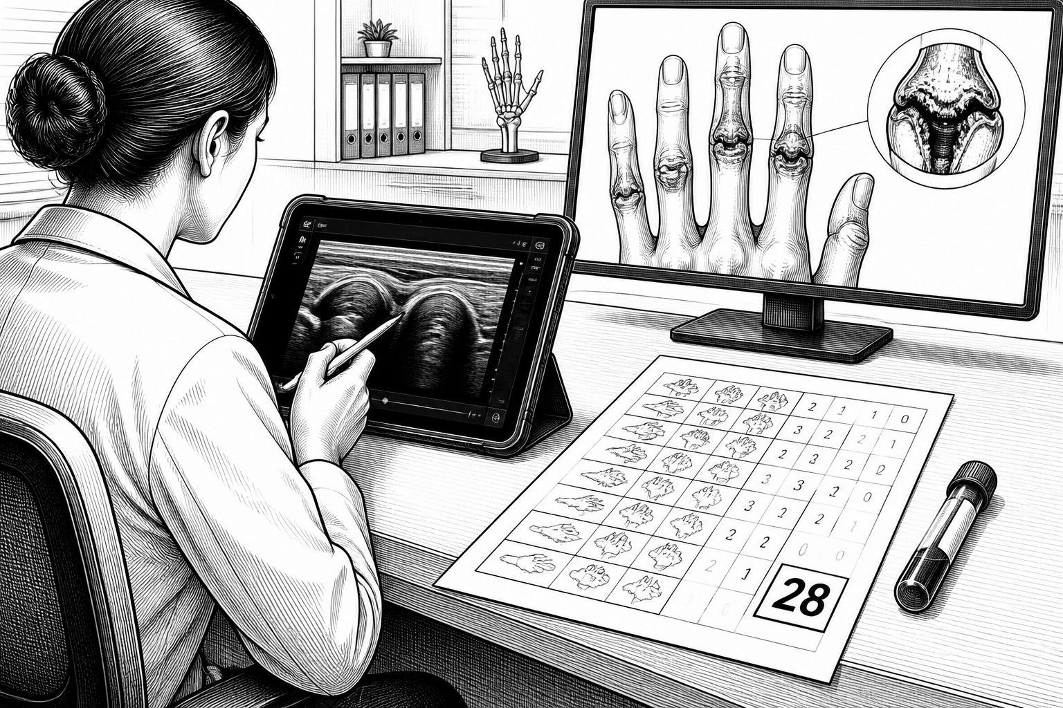 Rheumatoide Arthritis: Ab 6 Punkten nach ACR/EULAR gilt die Diagnose als gesichert Rheumatoide Arthritis: Ab 6 Punkten nach ACR/EULAR gilt die Diagnose als gesichert