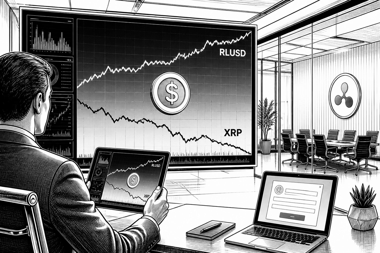 RLUSD wächst stark: Verdrängt der Stablecoin bei Ripple die XRP-Rolle? RLUSD wächst stark: Verdrängt der Stablecoin bei Ripple die XRP-Rolle?