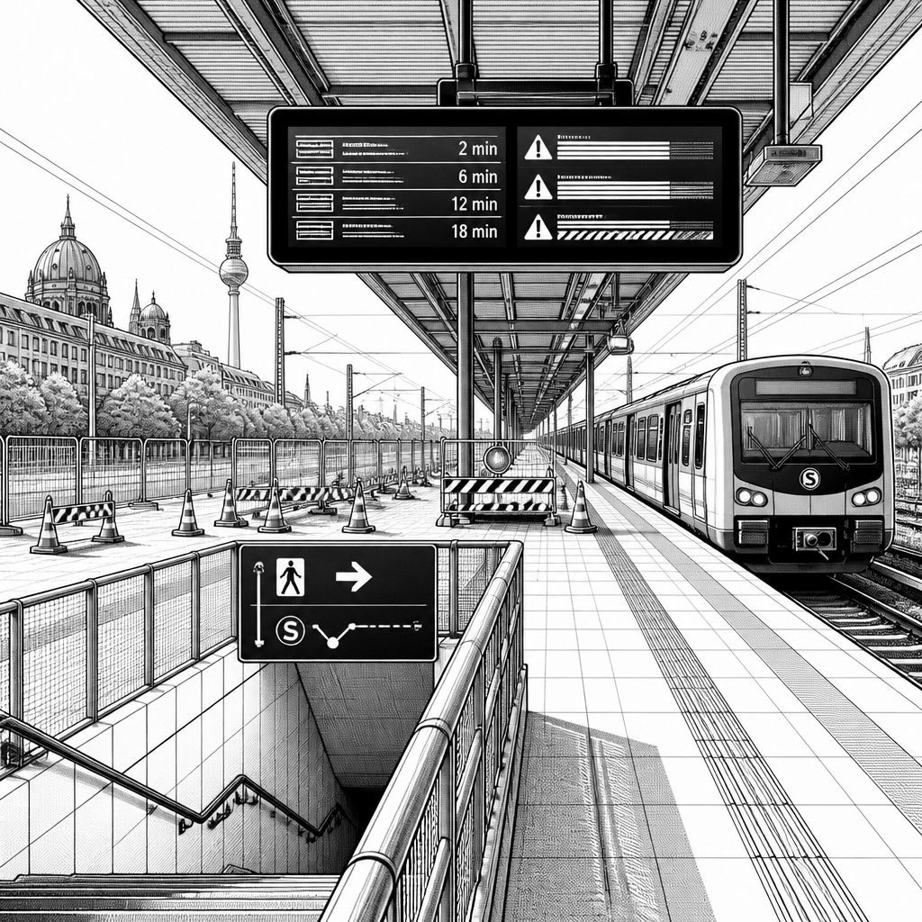 Bauarbeiten am Westkreuz: Ausfälle und Verspätungen auf fünf S-Bahn-Linien Bauarbeiten am Westkreuz: Ausfälle und Verspätungen auf fünf S-Bahn-Linien