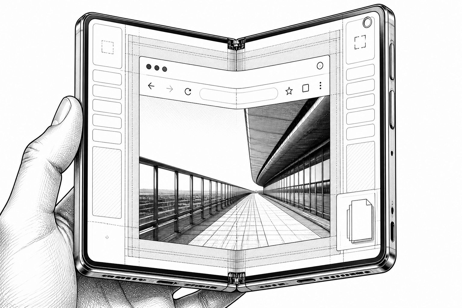 Safari auf dem iPhone Duo: Bessere Bildschirm-Fläche für Webseiten in Planung Safari auf dem iPhone Duo: Bessere Bildschirm-Fläche für Webseiten in Planung