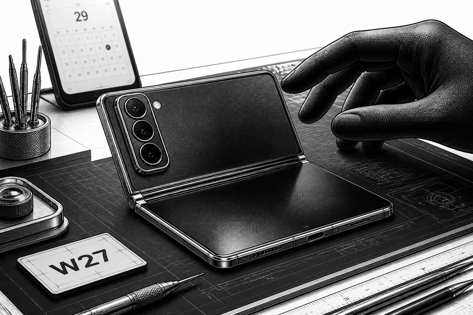 Samsung Galaxy W27: Falt-Spezial für China als Galaxy Z Fold 8 Ultra-Klon Samsung Galaxy W27: Falt-Spezial für China als Galaxy Z Fold 8 Ultra-Klon