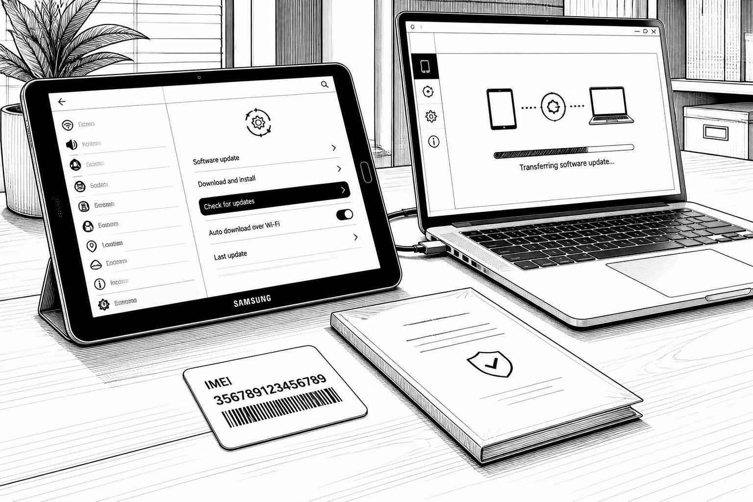 Samsung-Tablets: Updates prüfen, IMEI-Garantie checken und sicher bleiben Samsung-Tablets: Updates prüfen, IMEI-Garantie checken und sicher bleiben
