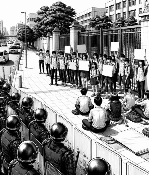 ai-school-protests-france-government-pressure