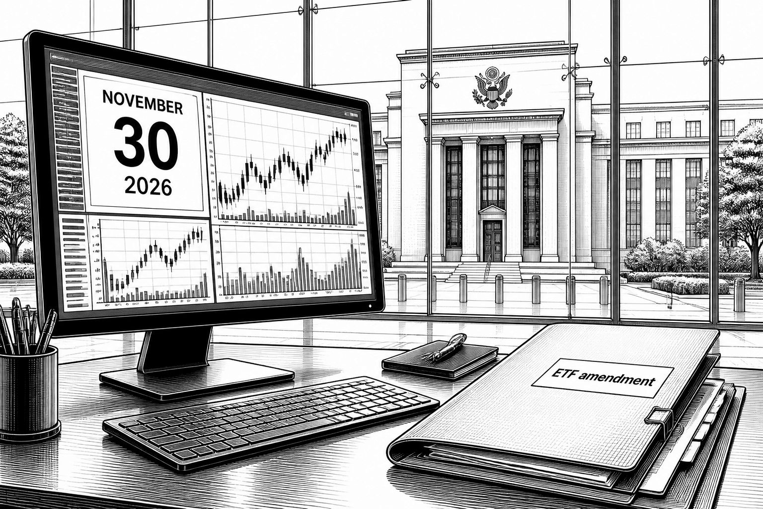 SEC verzögert GraniteShares 3X-Krypto-ETFs bis zum 30. November 2026 SEC verzögert GraniteShares 3X-Krypto-ETFs bis zum 30. November 2026