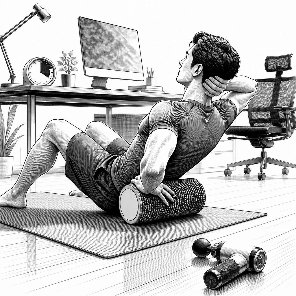 Studie mit 58 Bürobeschäftigten: Selbstmassage senkt Schmerz deutlich Studie mit 58 Bürobeschäftigten: Selbstmassage senkt Schmerz deutlich