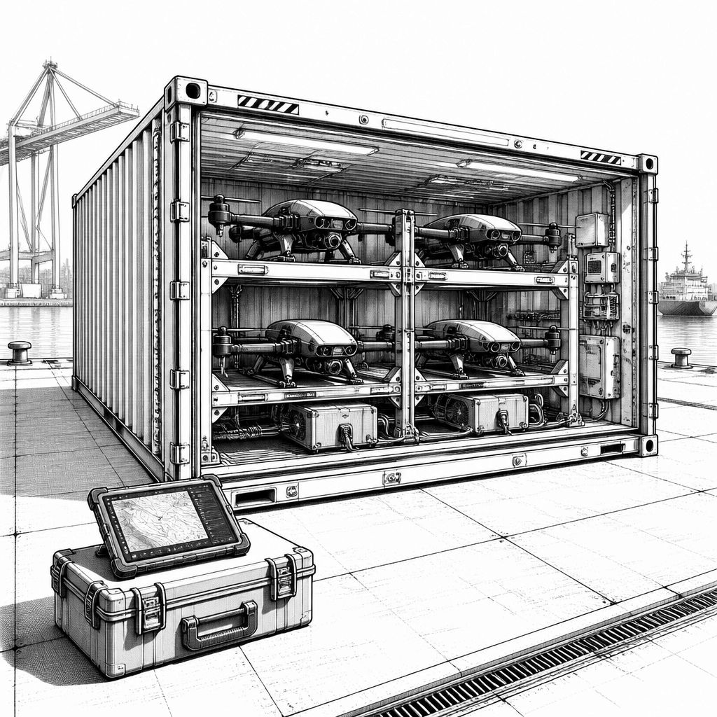 Sikorsky: Nomad-100-Drohnen als containerisiertes VTOL-System für schnelle Einsätze Sikorsky: Nomad-100-Drohnen als containerisiertes VTOL-System für schnelle Einsätze