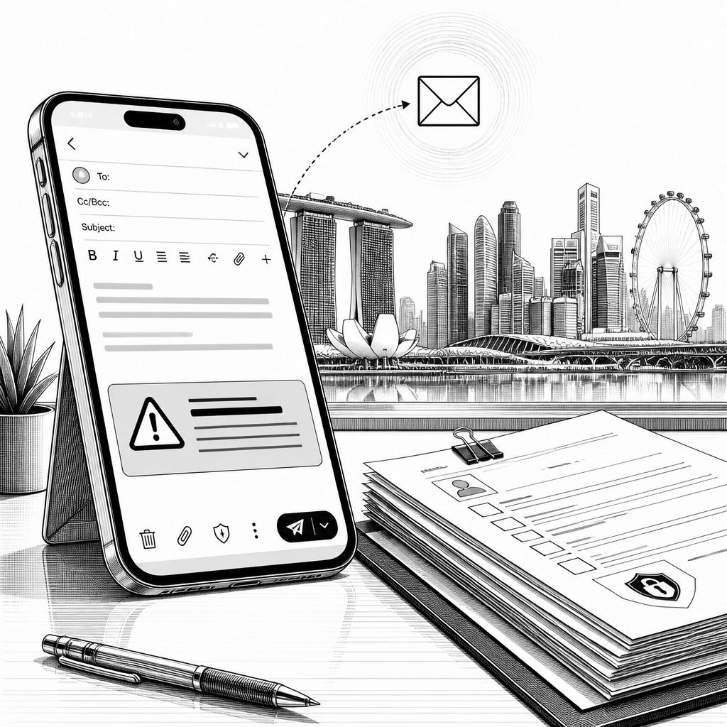 Singapurs erste KI-Meldung nach Datenleck: Bürokratie trifft E-Mail-Fehler Singapurs erste KI-Meldung nach Datenleck: Bürokratie trifft E-Mail-Fehler