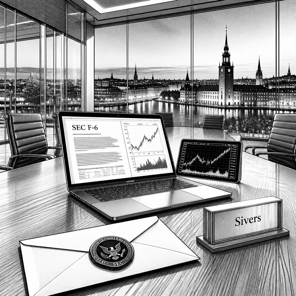Sivers Semiconductors reicht F-6 bei der SEC ein – Umbau vor Hauptversammlung Sivers Semiconductors reicht F-6 bei der SEC ein – Umbau vor Hauptversammlung
