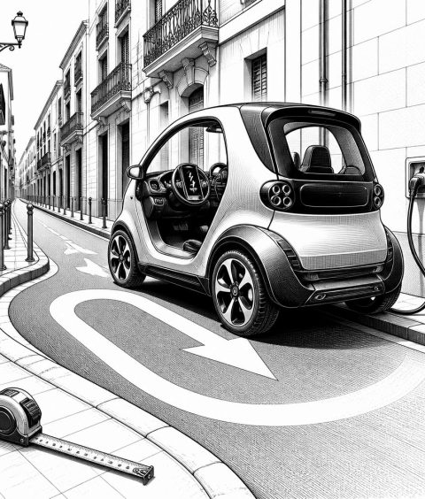 ai-smart-2-electric-two-seater-paris-turning