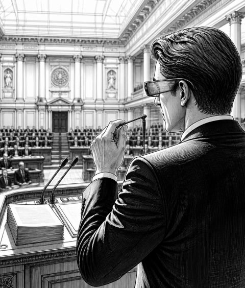 ai-smart-glasses-teleprompter-wales-parliament