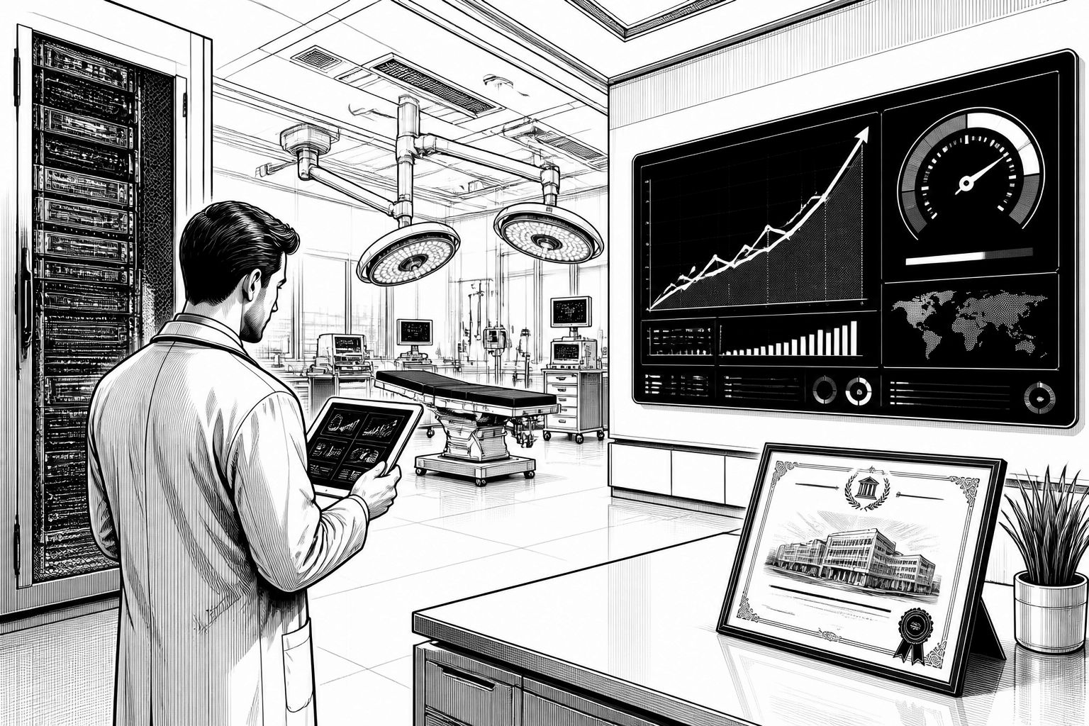 KFSH als Smart-Hospital-Spitze: digitale Reife und KI-Score in Top 4 % KFSH als Smart-Hospital-Spitze: digitale Reife und KI-Score in Top 4 %
