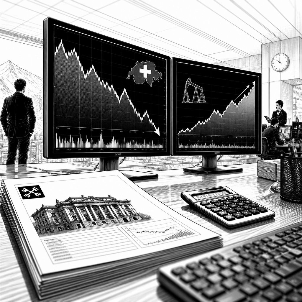 Schweizer Aktien unter Druck: Öl, Renditen und UBS belasten den SMI Schweizer Aktien unter Druck: Öl, Renditen und UBS belasten den SMI