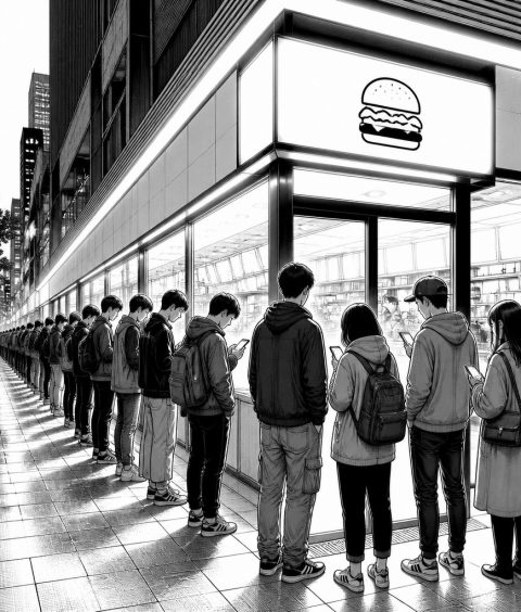ai-social-media-hype-koeln-taco-bell-queue