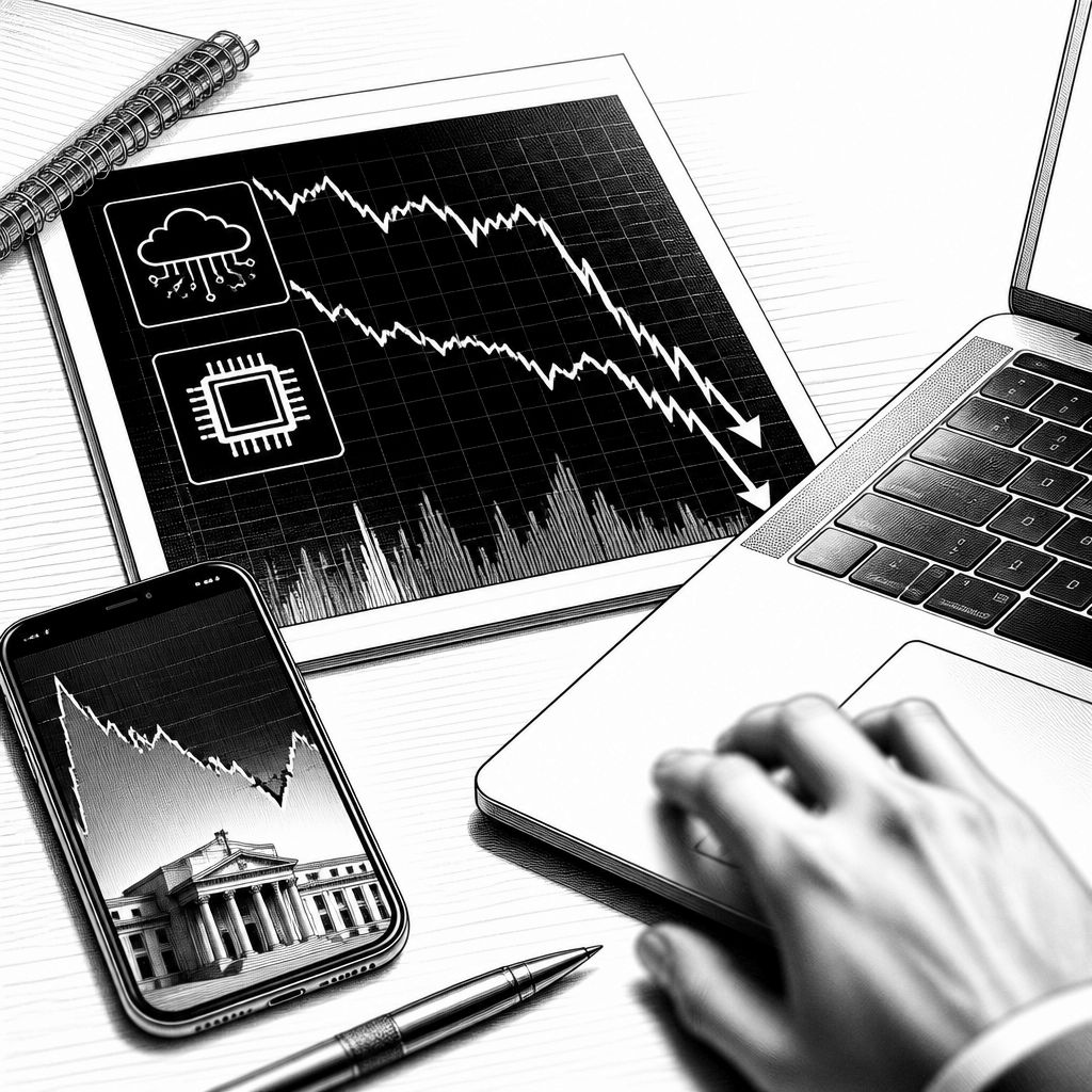 Software- und Chipaktien fallen gemeinsam: KI-Thema trifft auf Zinsrealität Software- und Chipaktien fallen gemeinsam: KI-Thema trifft auf Zinsrealität