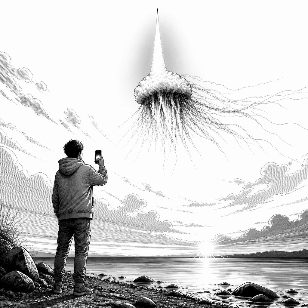 „Space Jellyfish“-Wolke: So sehen Sie die Raketenfahne am Morgen „Space Jellyfish“-Wolke: So sehen Sie die Raketenfahne am Morgen