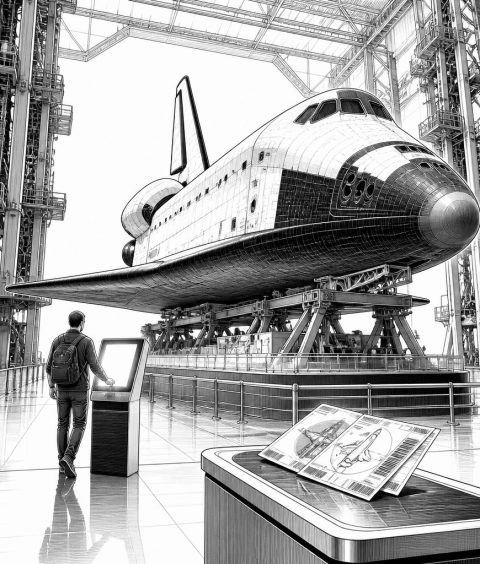 ai-space-shuttle-endavour-timed-entry