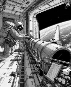 ai-space-shuttle-hubble-snoopy