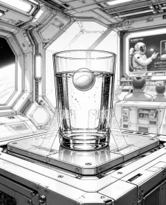 ai-space-station-water-glass-proof