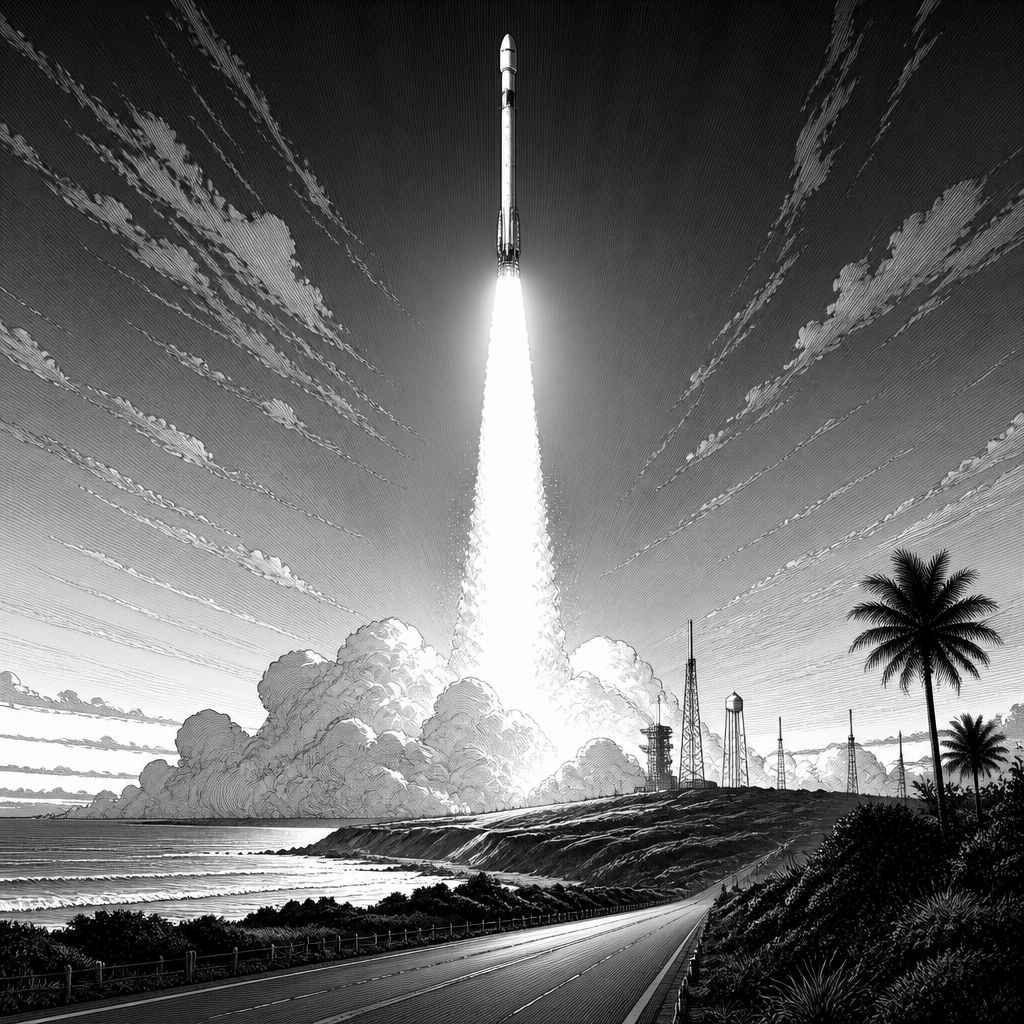 SpaceX CRS-35: Mögliche Schallknalle und „Space Jellyfish“ über Floridas Space Coast SpaceX CRS-35: Mögliche Schallknalle und „Space Jellyfish“ über Floridas Space Coast