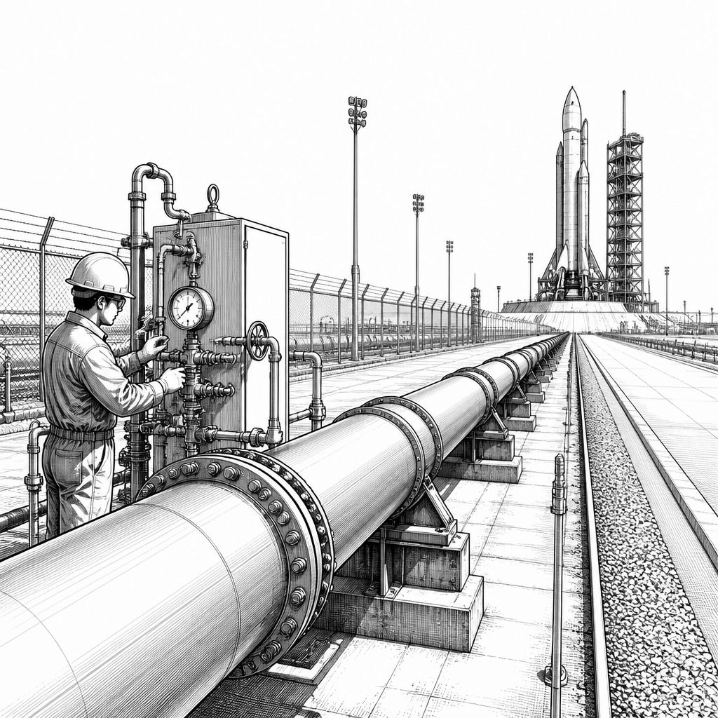 SpaceX baut eigene Erdgaspipeline in Florida für schnellere Starship-Starts SpaceX baut eigene Erdgaspipeline in Florida für schnellere Starship-Starts
