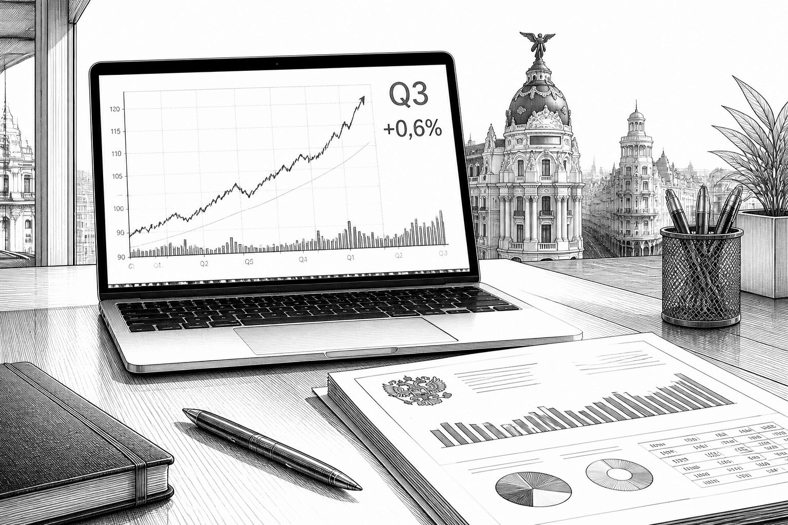 Spanien wächst robust: BIP steigt im 3. Quartal um 0,6 Prozent Spanien wächst robust: BIP steigt im 3. Quartal um 0,6 Prozent