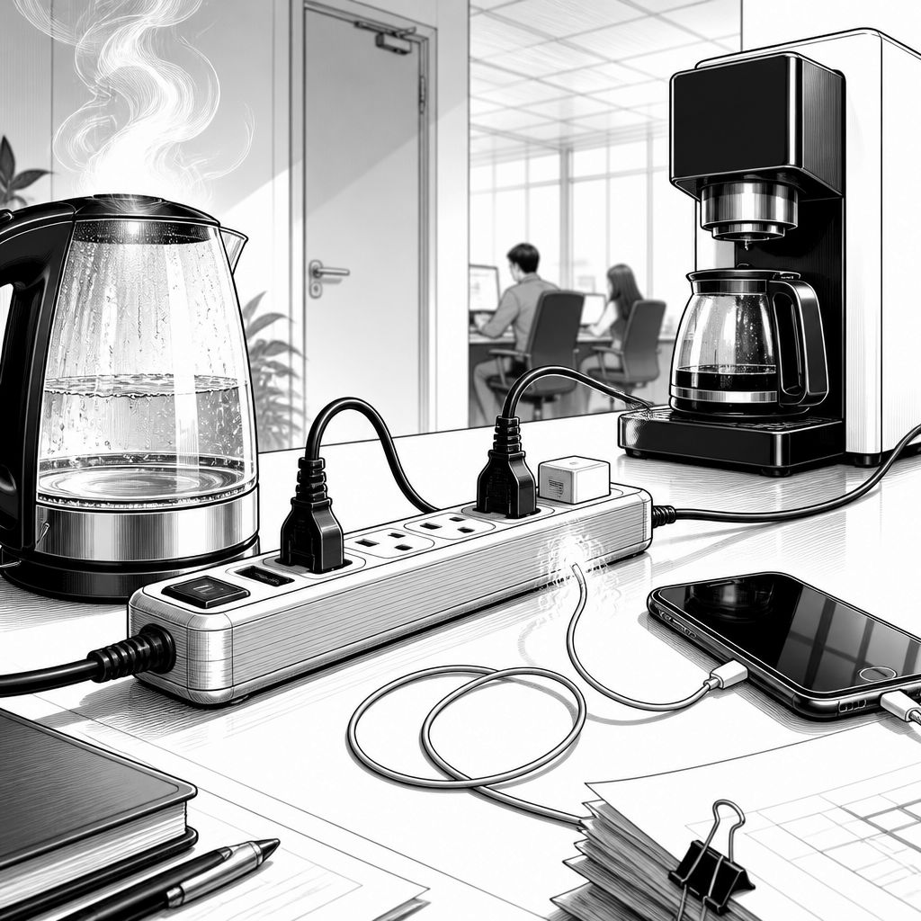 Steckdosenleisten im Büro: 3.650 Watt überlasten viele Modelle Steckdosenleisten im Büro: 3.650 Watt überlasten viele Modelle