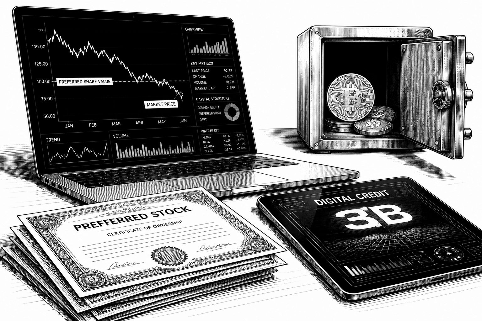 Strategy baut «Digital Credit» aus und nutzt 3 Mrd. US-$ Rückkäufe bei Vorzugsaktien Strategy baut «Digital Credit» aus und nutzt 3 Mrd. US-$ Rückkäufe bei Vorzugsaktien