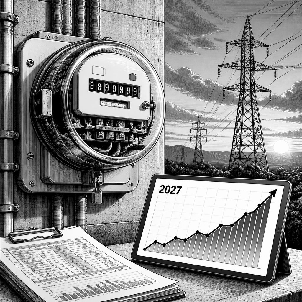 Übertragungsnetzentgelte steigen 2027: Strompreise nehmen zu – regional verschieden Übertragungsnetzentgelte steigen 2027: Strompreise nehmen zu – regional verschieden