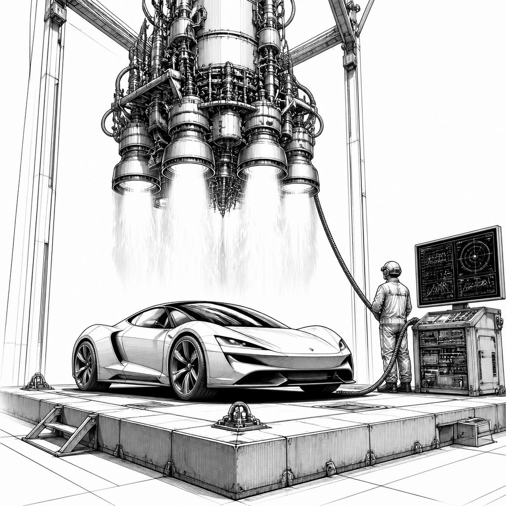 Tesla plant Roadster-Renaissance mit SpaceX-Triebwerken für vertikales Starten Tesla plant Roadster-Renaissance mit SpaceX-Triebwerken für vertikales Starten