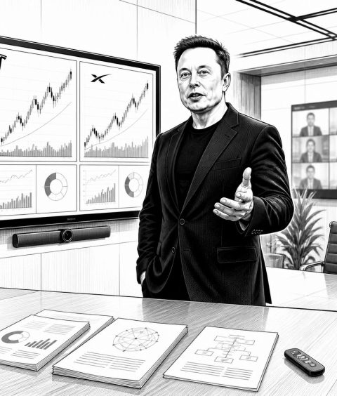 ai-tesla-spacex-merger-musk-boardroom