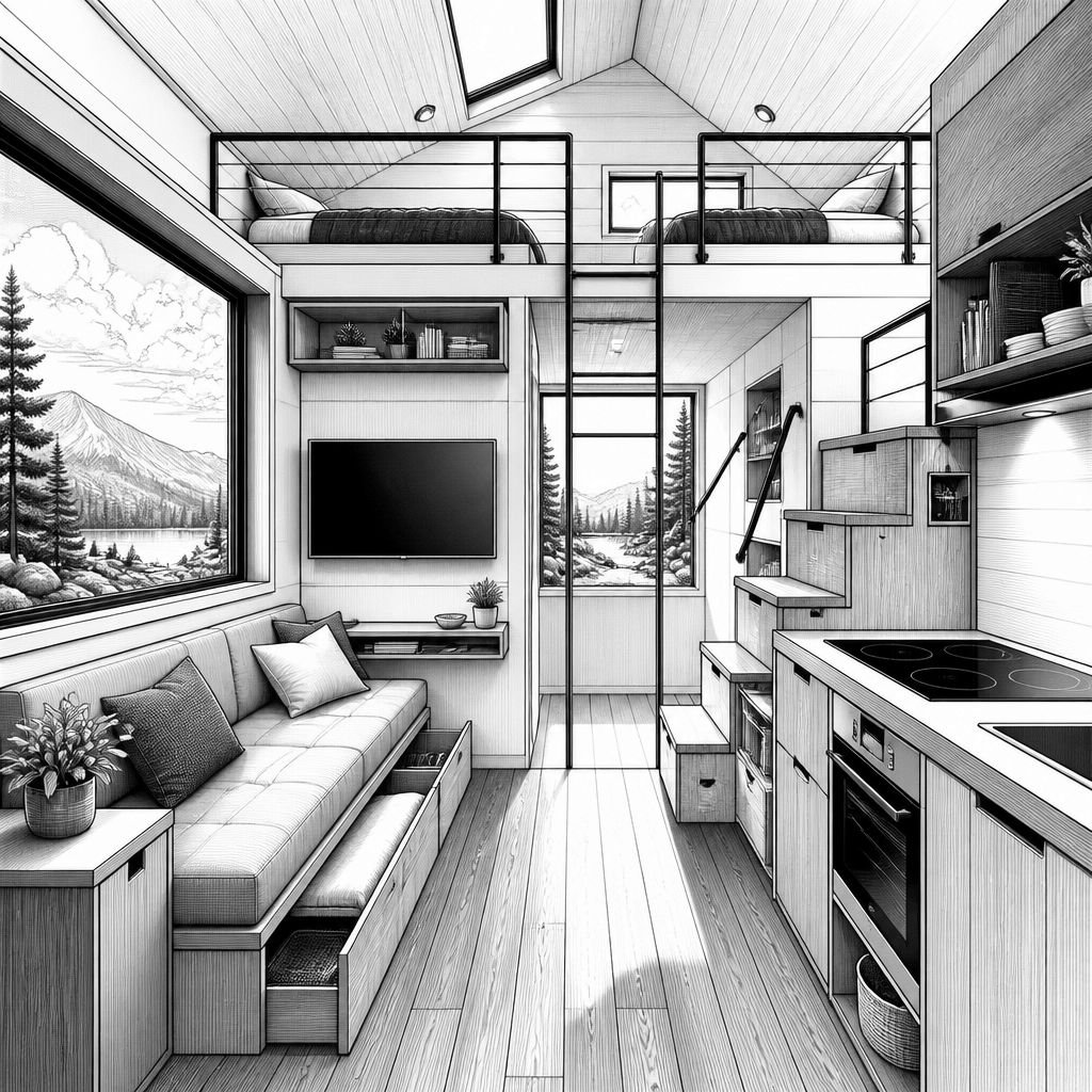 Tiny House „Avalon 24“ schafft 3 Schlafplätze auf 7,3 Metern Tiny House „Avalon 24“ schafft 3 Schlafplätze auf 7,3 Metern