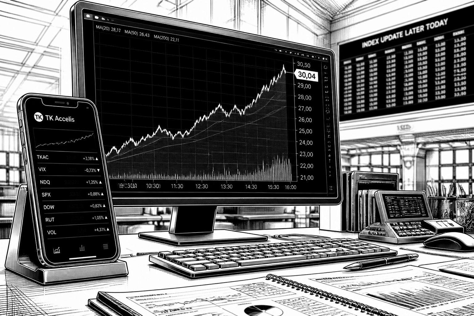 TK Accelis startet an der Börse: 27,80 Euro, MDAX-Notierung kurzzeitig bis zum Schluss TK Accelis startet an der Börse: 27,80 Euro, MDAX-Notierung kurzzeitig bis zum Schluss