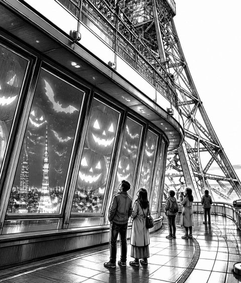 ai-tokyo-tower-halloween-projection-2026